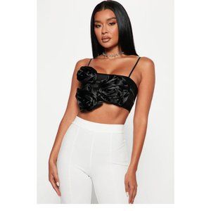 Satin Top - Black
